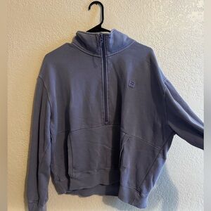 Billabong quarter zip sweatshirt with pocket